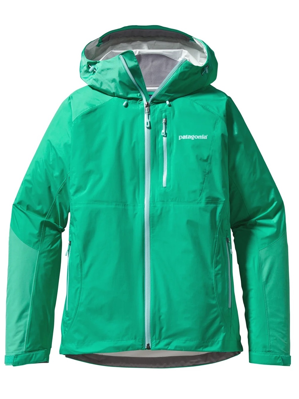 Patagonia Storm H2No teal rain jacket EUC large